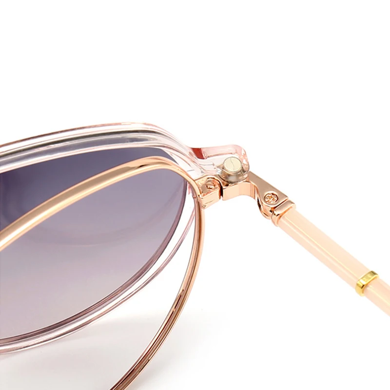 Ceofy 2022 Women Fashion Glasses Frame Polarized Sunglasses Clip
