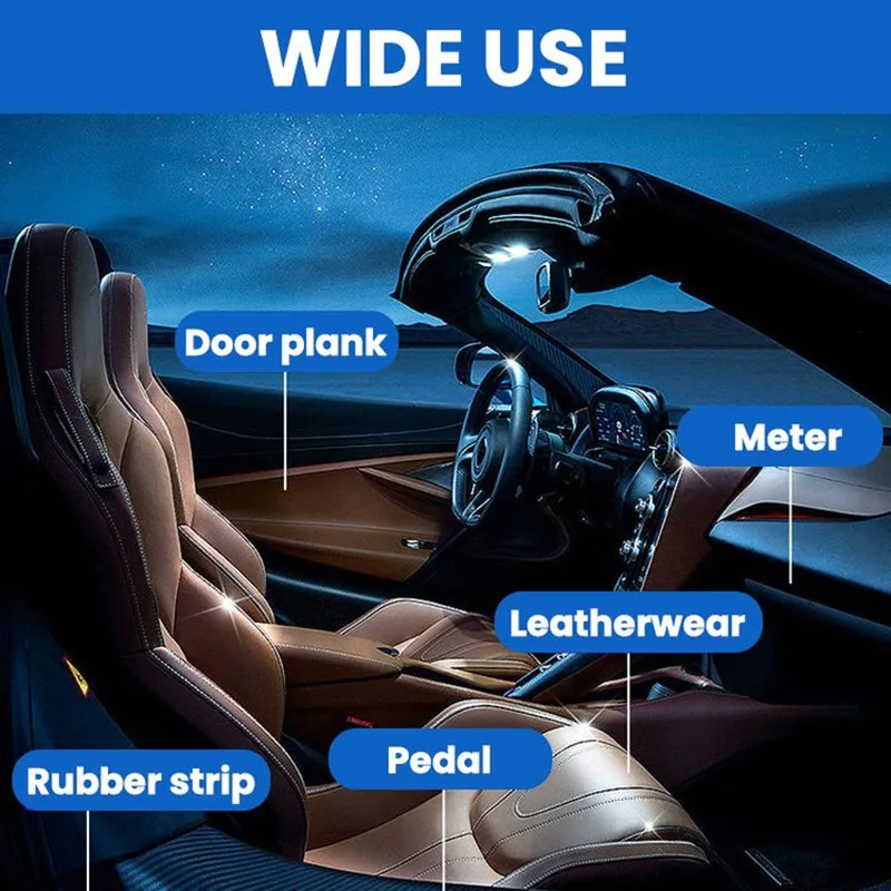 100ML Carsun Car Plastic Parts Refurbish Agent Dash Board Auto Interior  Clean Restore Spray Coating Paste Car Maintenance - AliExpress