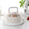 Cake Container Muffins Dessert Carrier Box Cupcake Tray Portable Cake Storage Container Food Grade Cake Keeper for Cupcakes 3