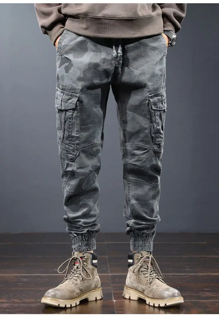 High Quality Cargo Pants Men Jogging Casual Pants Full Length Military Mens Streetwear Adults Work Tactical Tracksuit Trousers