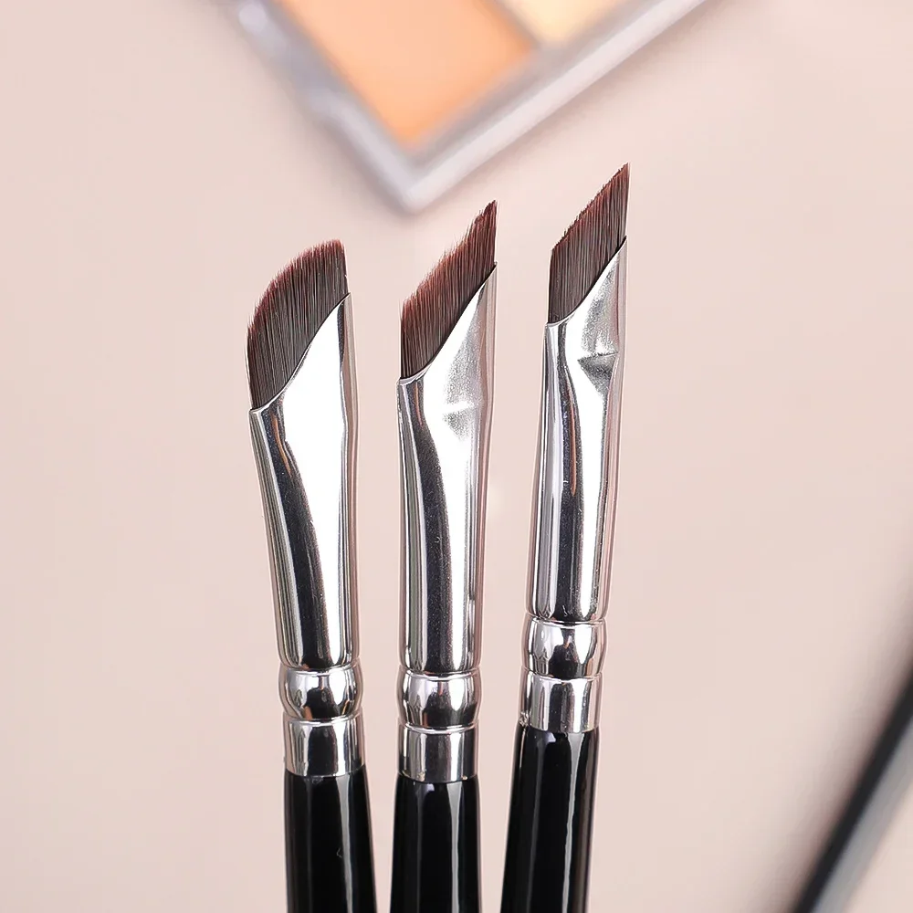 Makeup Brushes Set Eyebrow Contour Precise Detail Brush Eyebrow Eyeliner Brush Portable Small Angle Makeup Tool