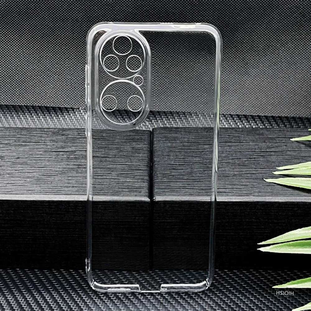 Durable Shockproof Clear Phone Case - Hard PC Plastic Cover