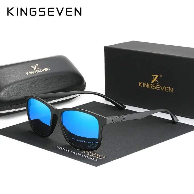 KINGSEVEN2023NewUltraLightTR90SunglassesMenPolarizedCat3