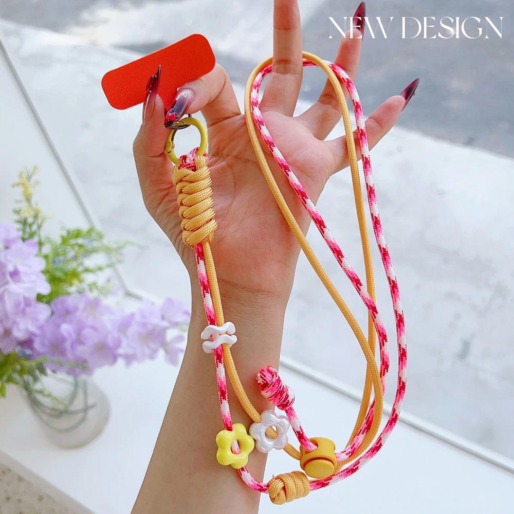 Universal Einstellbare Telefon Lanyard Strap Lange Handy Hängen Seil Neck Straps Anti-verloren Lanyards Handy Zubehör – Detail 8