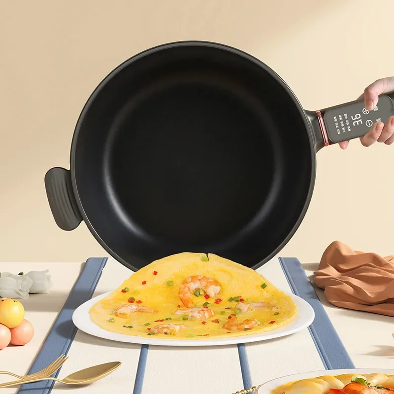 Electric frying pan household multifunctional non-stick electric cooking pot integrated dormitory electric noodle cooker 4