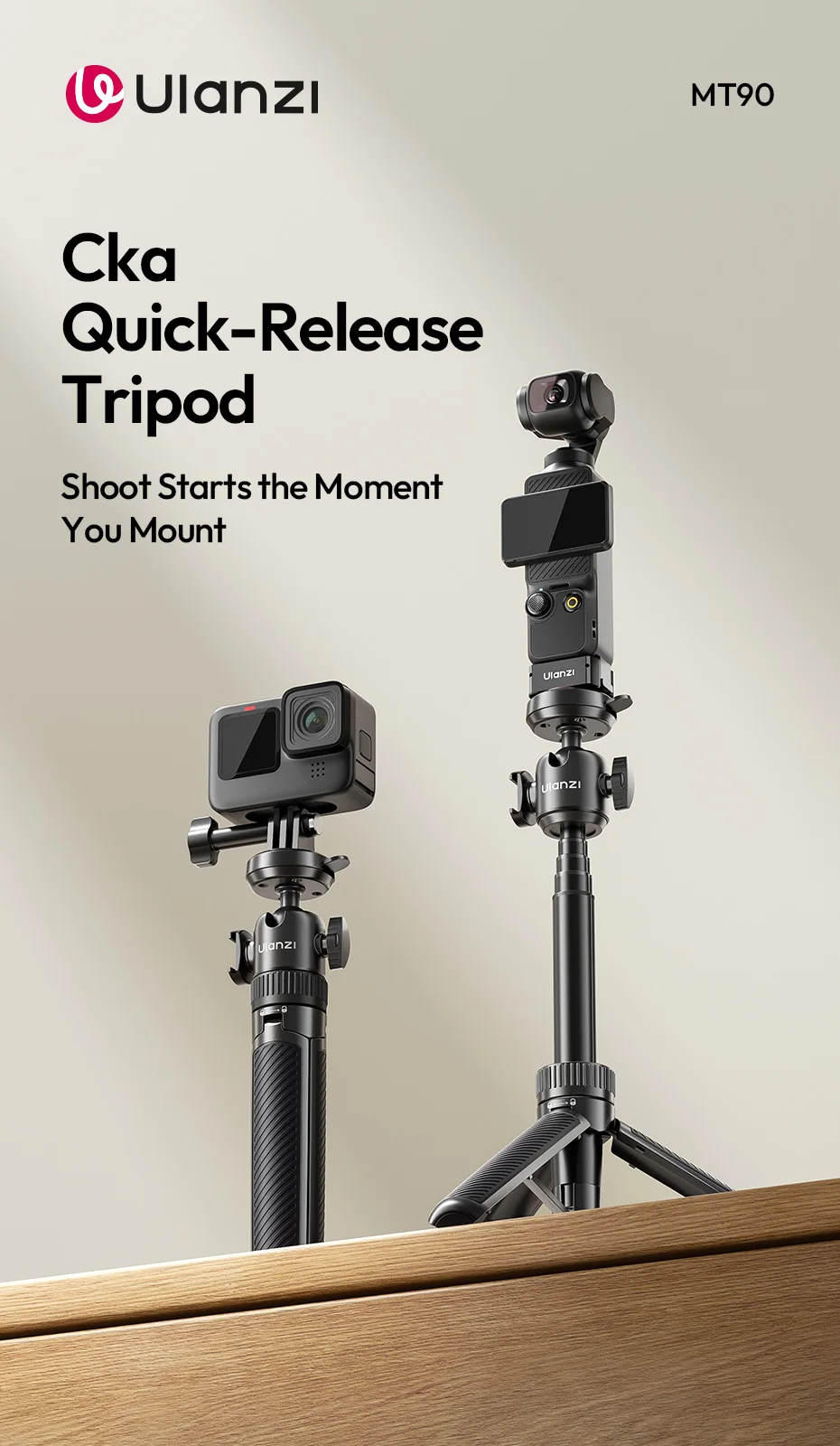 Ulanzi MT90 Cka Quick-Release Tripod