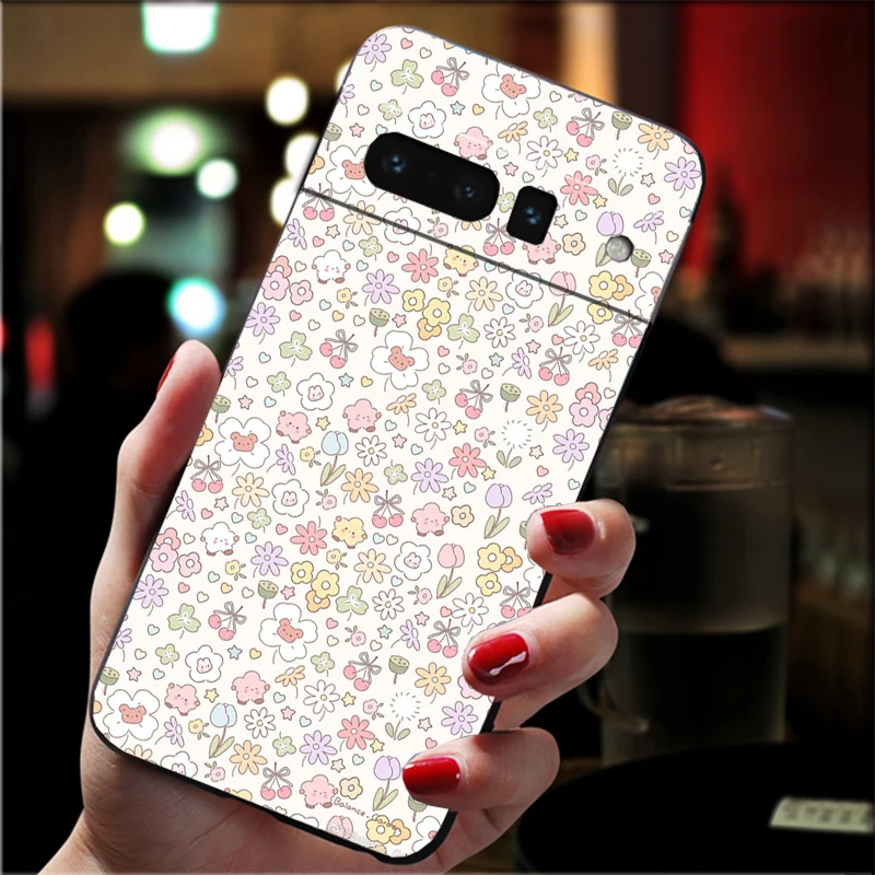 Charming Floral Design Phone Case