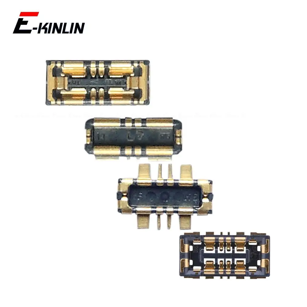 

2pcs Inner Battery Connector Clip Contact Parts For HuaWei P10 P20 P30 P40 Lite E Pro Plus On MotherBoard Flex