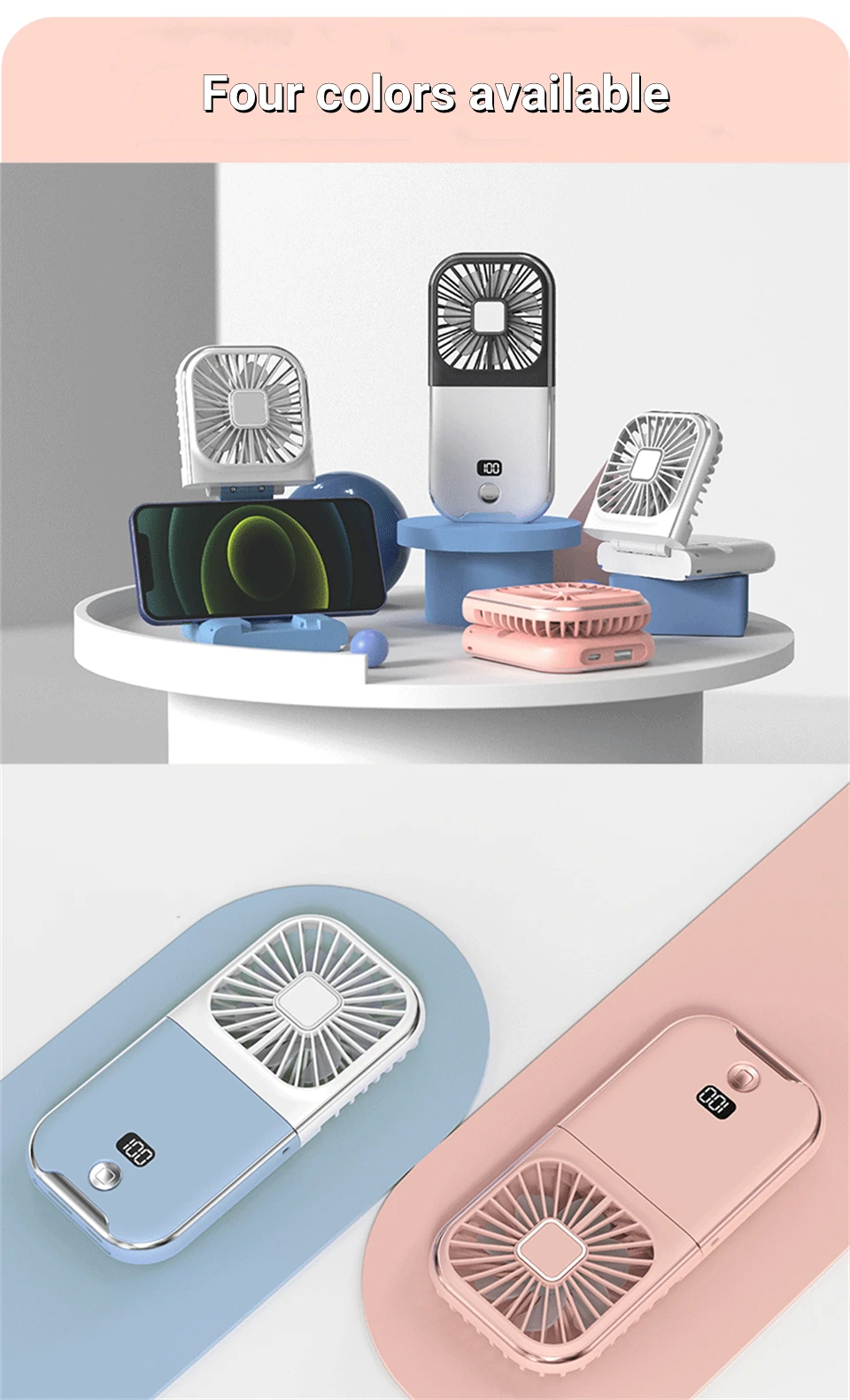 refrigeração, Refrigeração, Portátil, Mini Ventilador USB, Camping