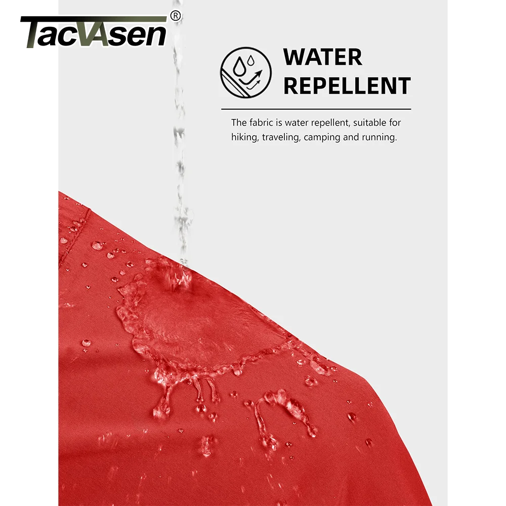 TACVASEN 남성용 캐주얼 속건성 3/4 카프리 바지, 멀티 포켓 경량 반바지, 야외 하이킹 카고 나일론 바지, 운동, 여름