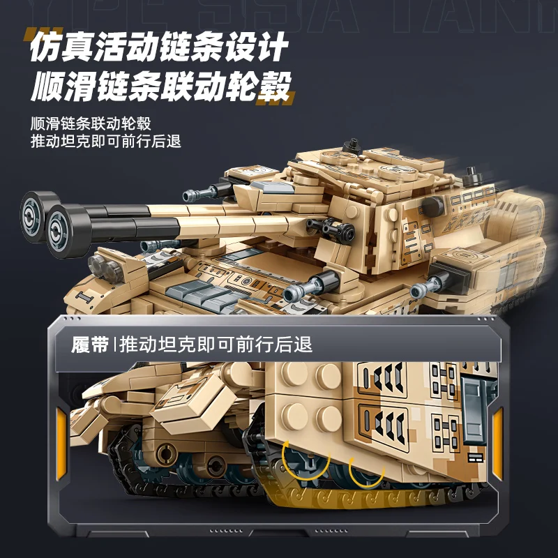 WW2 Military Series Building Blocks Tank Building Blocks Construction Plane Tank