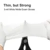 1-100pcs Rubber Gloves Individually Wrap White Aseptic Lab Surgery Nursing Gloves Multipurpose Waterproof Anti-static 2