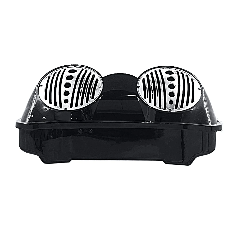 

Крышка динамиков из АБС-пластика для мотоцикла с бритвенным чехлом tour pak double 8 дюймов для Harley Touring 14-19