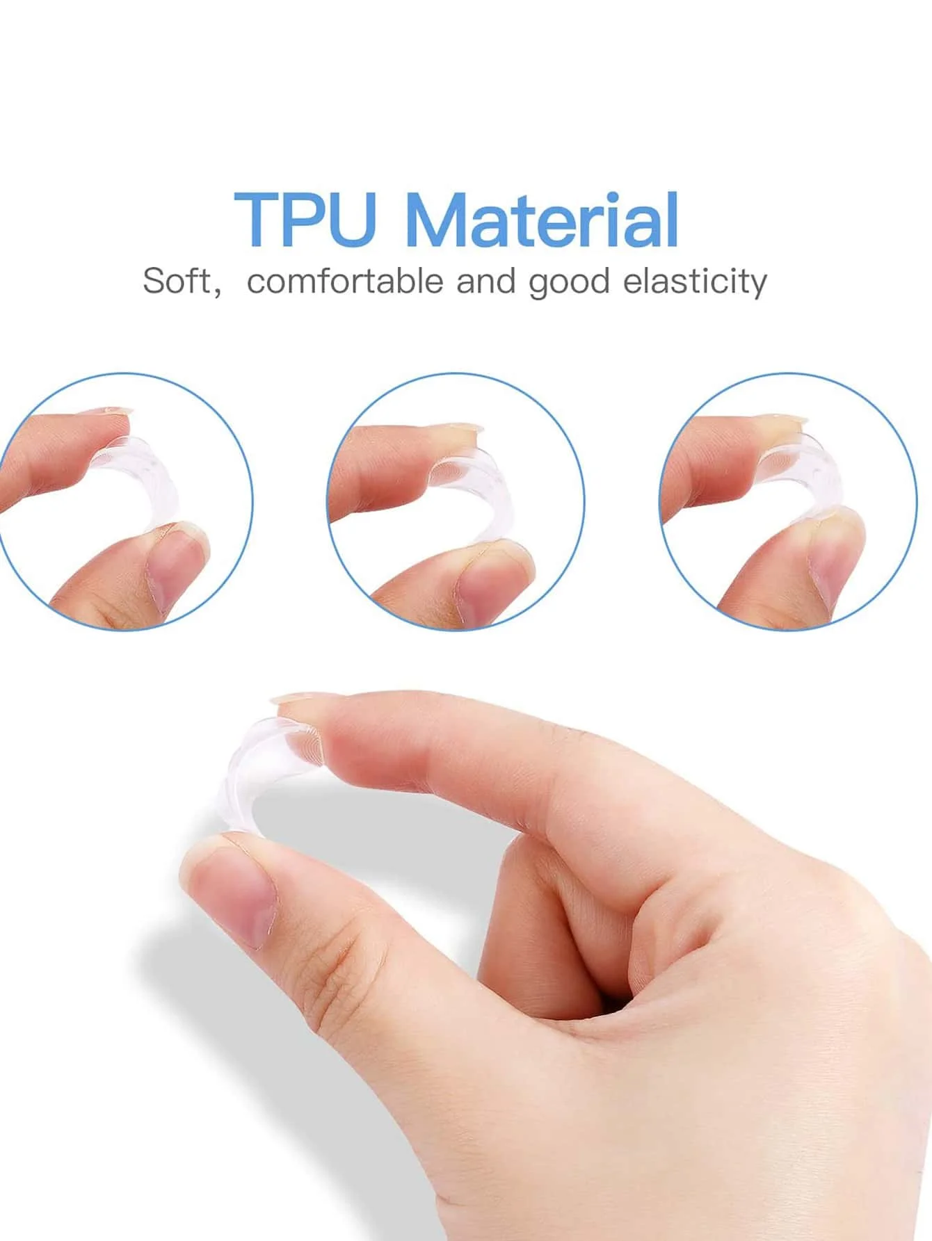 8Pcs Invisible Clear Ring Size Adjuster for Loose Rings Ring Adjuster Ring Sizer Reducer Fit Any Rings Adjuatable Tools