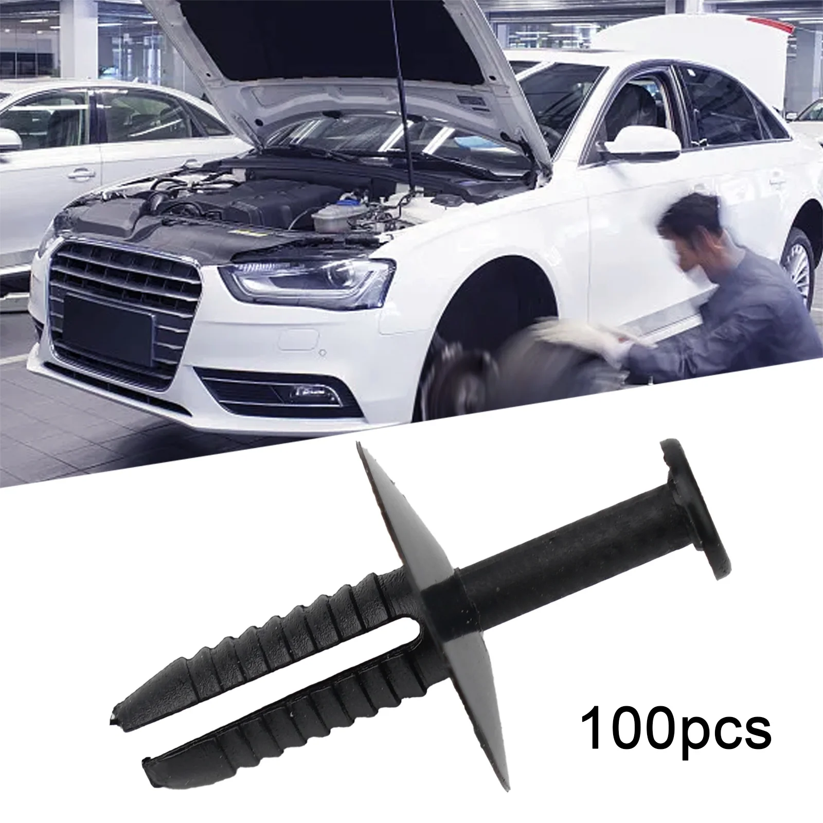 

Bumper For BMW 51118174185 100pcs Trim Door Sill Car Rivets Wheel Arch Clips 20mm*17mm Accessories Repair Set Parts