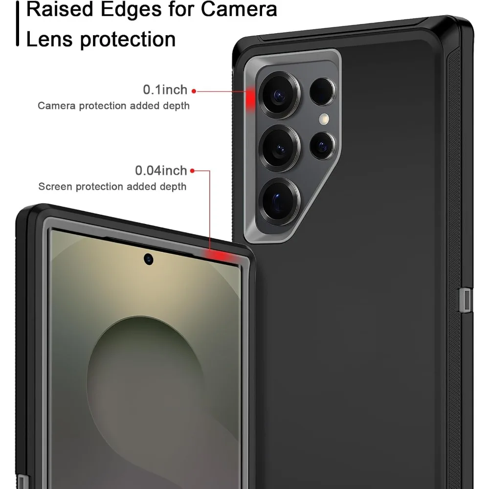 Elite Military-Grade Shockproof Case with Matte Anti-Drop Camera Protection