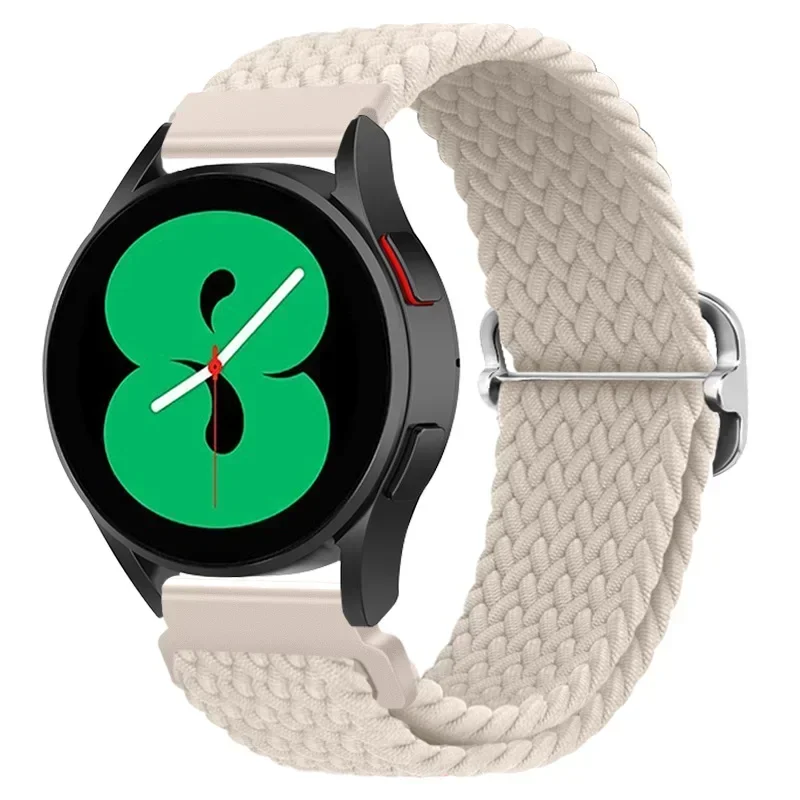 Braided Solo Loop 22mm Nylon Wristband Bracelet Strap