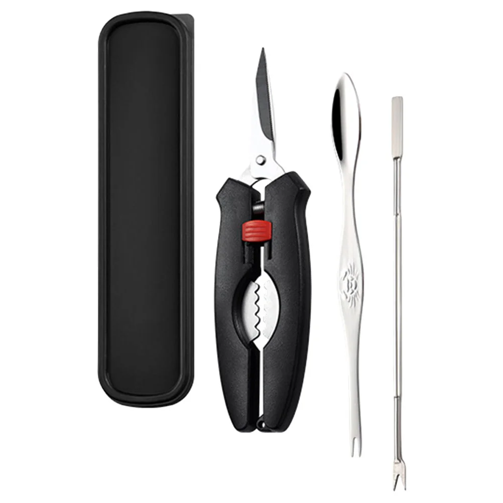 

Seafood Tools Set Crab Lobster Crackers Stainless Steel Fork Opener Shellfish Lobster Crab Leg Sheller Seafood Scissor Seafood