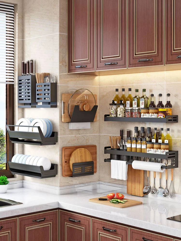 Wall Mounted Kitchen Dish Drainer Dish Drying Rack Storage