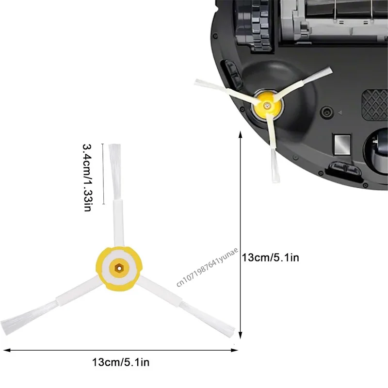 Universal Robotic Vacuum Cleaner Accessories - Side Brush Replacement Set