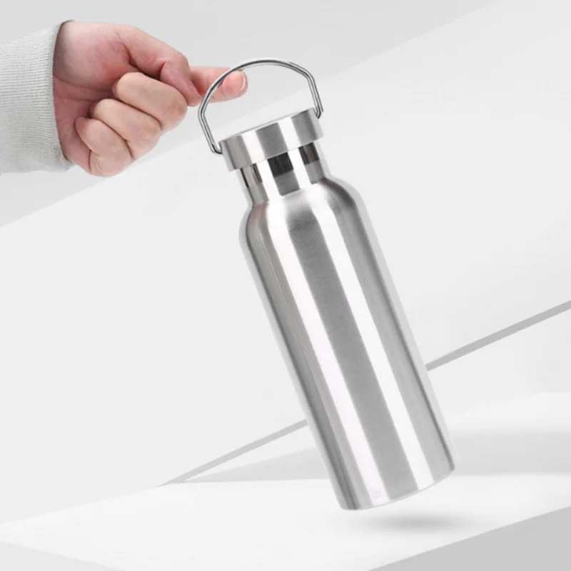 Stainless Steel Water Bottle 1 Liter Free Shipping Items, Drink Bottle for Sport Travel Cups,  500 750 1000ml Water Bottles - 6