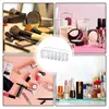 Makeup Wall Organizer Waterproof Cutout Wall-mounted Makeup Organizer Transparent Cosmetics Tray Home Organization Bin 5