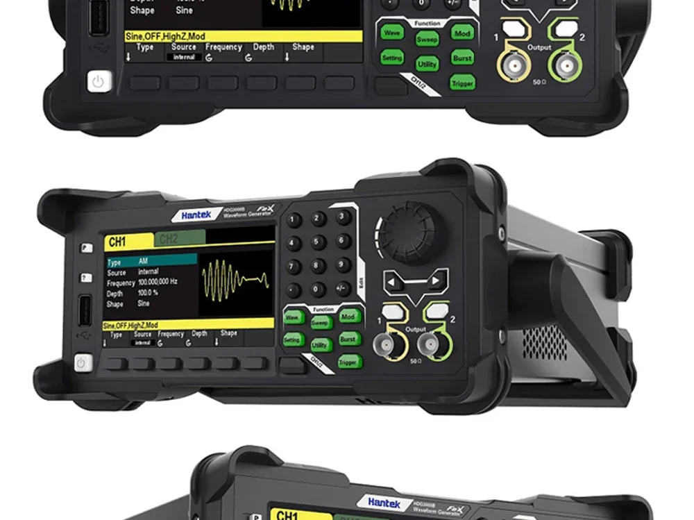 Hantek 2-channel signal generator arbitrary waveform pulse function harmonic fre