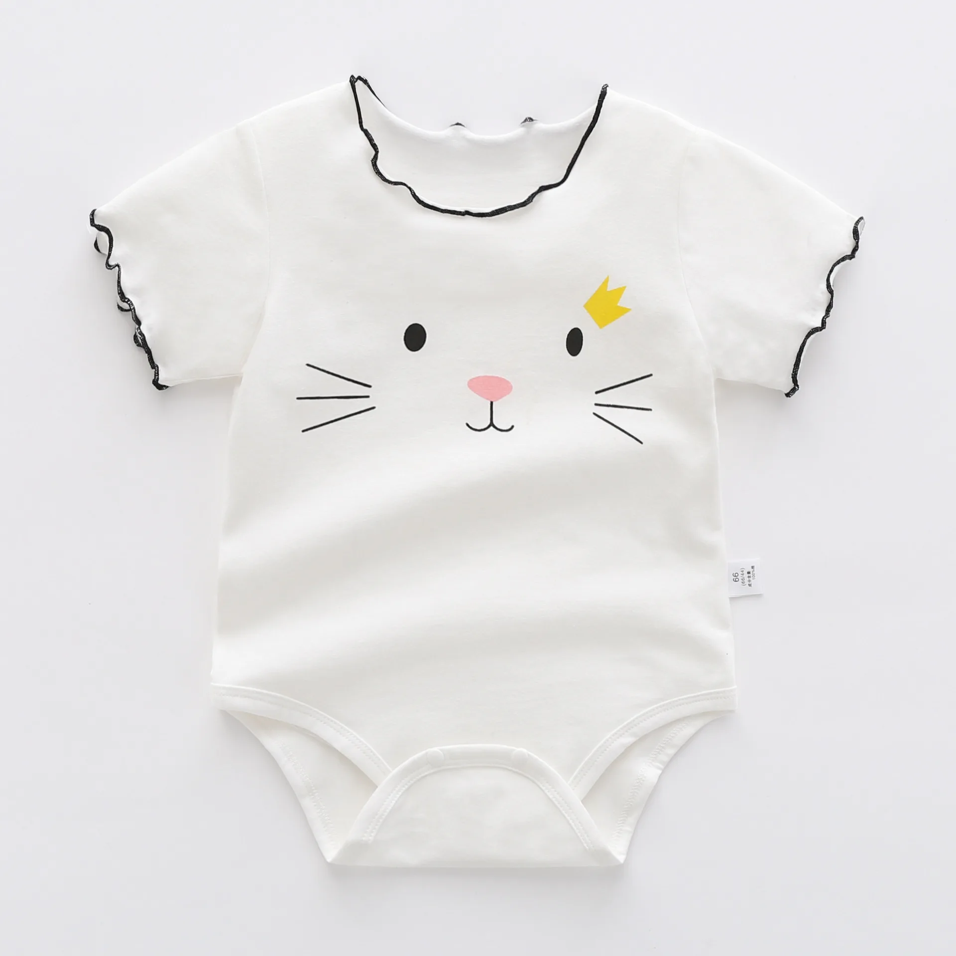 

ZWY1655 Newborn Bodysuit Cotton Cartoon Design Printing Summer Bodys Clothing Jumpsuit Brief Baby Clothes Ropa Bebe
