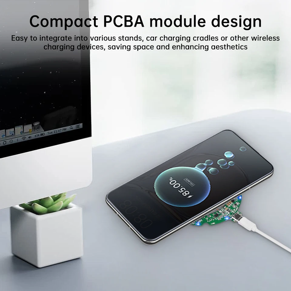 Modulo Di Ricarica Wireless A Doppia Bobina Da 15 W - Foto 10