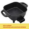 Electric Frying Pan, Household Multifunctional Integrated Temperature Control, Electric Hot Pot Cooking, Non Stick Pan 4