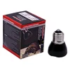 E27 Pet Heating Lamp Black In-Frared Ceramic Emitter Heat Light Bulb Pet Brooder Reptile Mini Infrared Lamp 25/50/75/100W 2