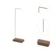 Wind Chime Stand Windchime Hanger Wood Wind Chime Rack Decoration Gifts Desk Stand with Base Versatile Heavy Duty Earring Holder 5