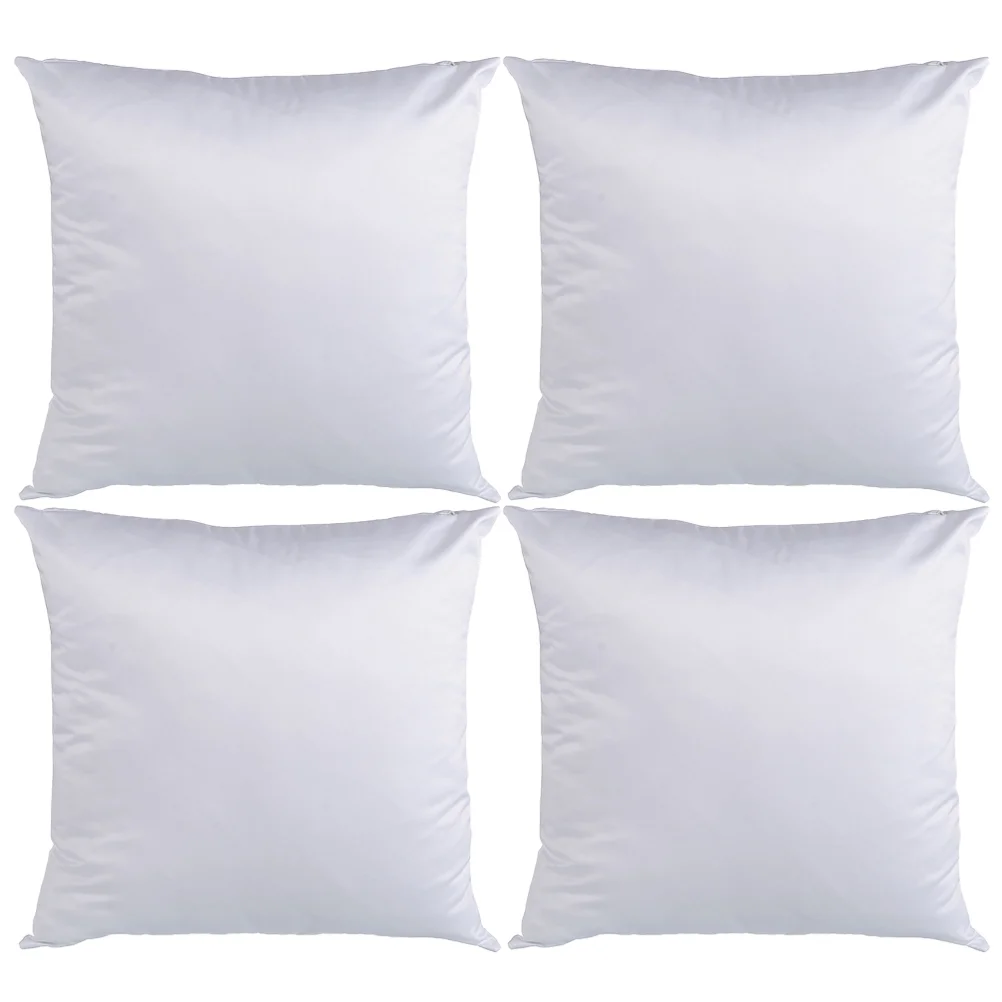 

4 Pcs Blank Throw Pillowcase Christmas Cover to Sleep Decor for Bedroom
