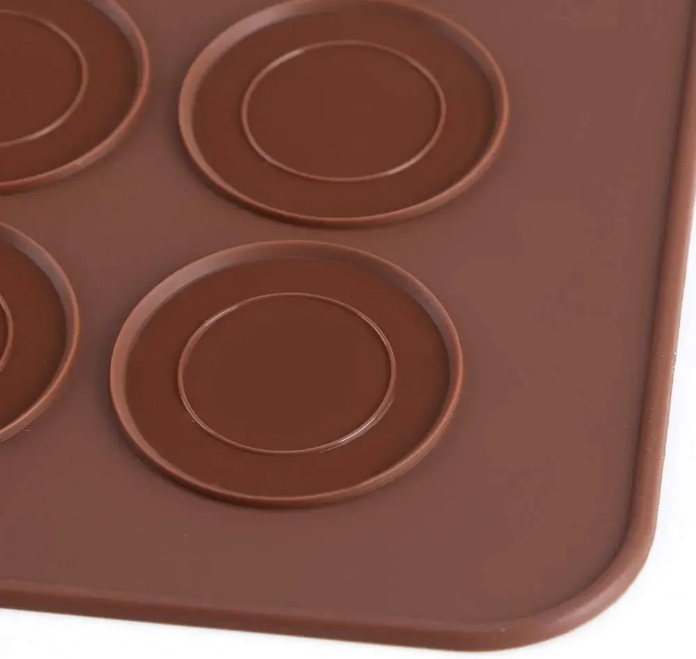 Premium Non-Stick Silicone Baking Mats - Perfect for Macarons, Cookies, Pastries, and More