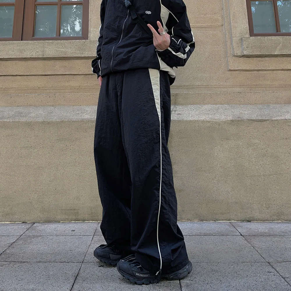 Men's Y2K Clothes Tracksuits Track Baggy Cargo Pants Oversize Clothing  Joggers Harajuku Streetwear Black Wide Trousers for Men - AliExpress