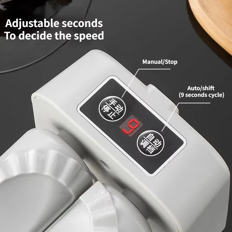 Automatic Electric Dumpling Maker Machine - Compact Home Use, Fast Press Tool for Kitchen | New Design Easy Cooking