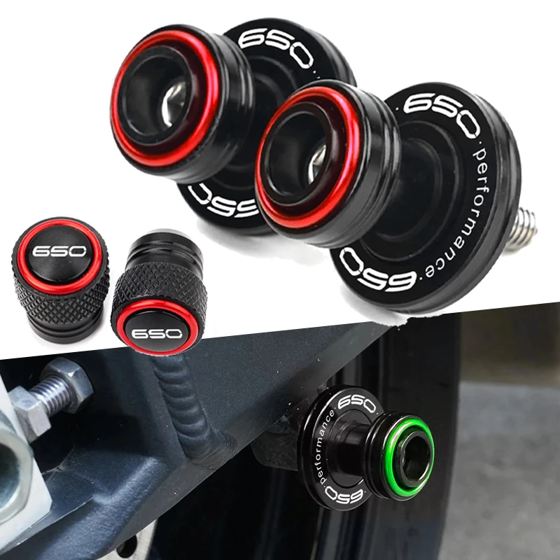 Für Kawasaki Z650 RS Z650 Ninja 650 2017-2024 2025 Versys 650 Motorrad CNC Schwinge Spulen Slider Stand Schraube Reifen Ventil Kappen
