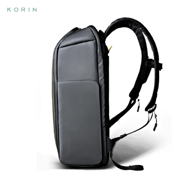 KORIN 15.6 Inch PU Backpack Waterproof Anti-theft School Bag Business Backpacks Unisex Backpack Couples Dropshipping waterproof backpack school backpack