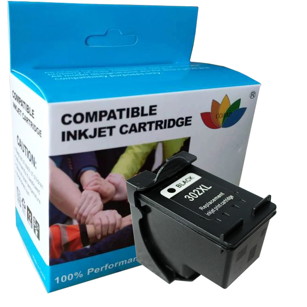 Cartouches D'encre Compatibles HP 302 XL - Lot 5 Couleurs, Pour Envy 4523/4524 Et Autres