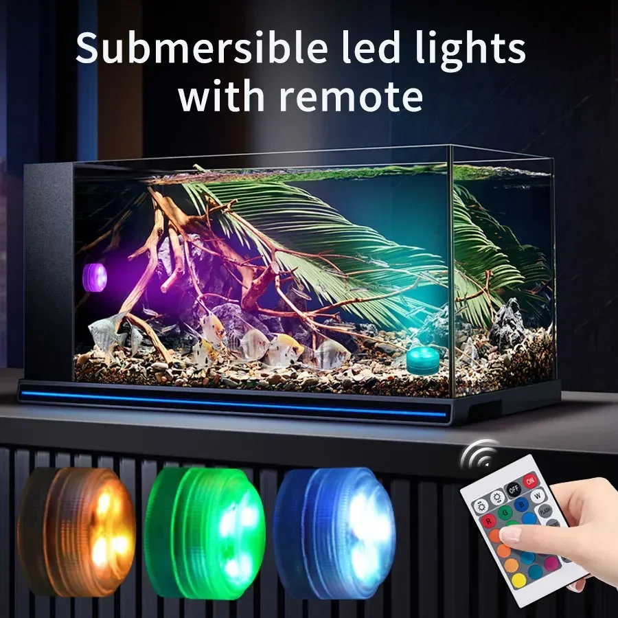 3leds RGB Underwater Night Led Submersible Light Lamp Battery Operated  Garden Swimming Pool Light for Wedding Party Vase Bowl - AliExpress, image size:900x900