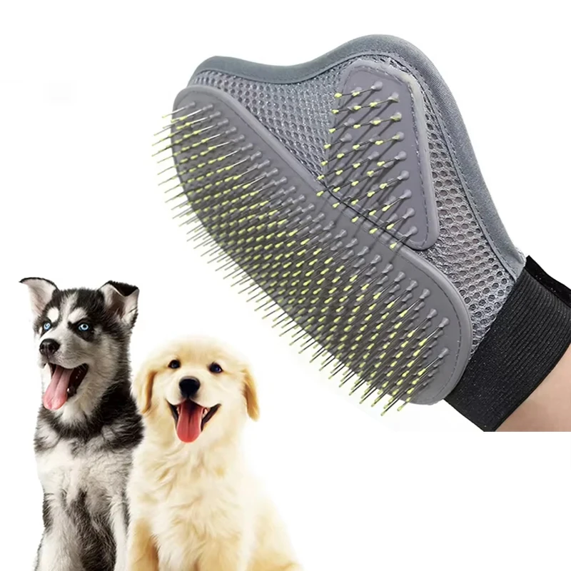 Pet Grooming Glove Hair Removal Brush Cat Dog Fur Hair