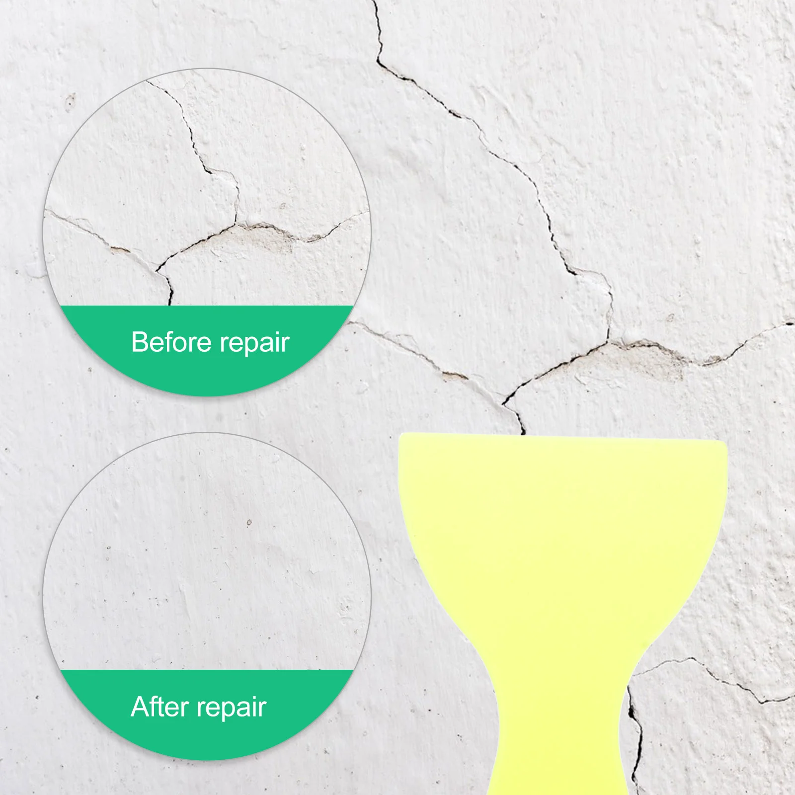Wall Mending Agent Drywall Wall Repair Paste Repair Cream with Nozzle Scraper Kit Cream