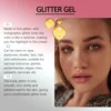 Mermaid Sequin Glitter Gel Body Long Lasting Shine Waterproof Chunky DIY Stage Party Face Hair Body Glitter Sparkling Makeup Gel 4