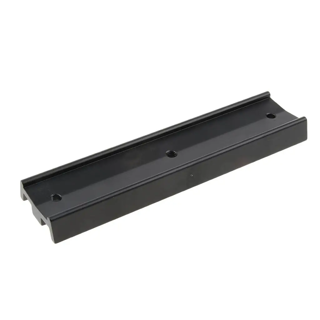 Metal Telescope Dovetail Mounting Plate for Equatorial Tripod Long Version-170mm (Black)