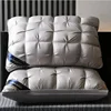 Liv-Esthete Noble White 100% Goose Down Pillow Sleep Gift Down-proof Queen King 100% Cotton White Neck Protection Bed Pillows 2