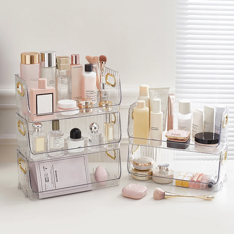 Acrylic Make Up Organizer Ins Dektop Storage Rack Perfume Makeup