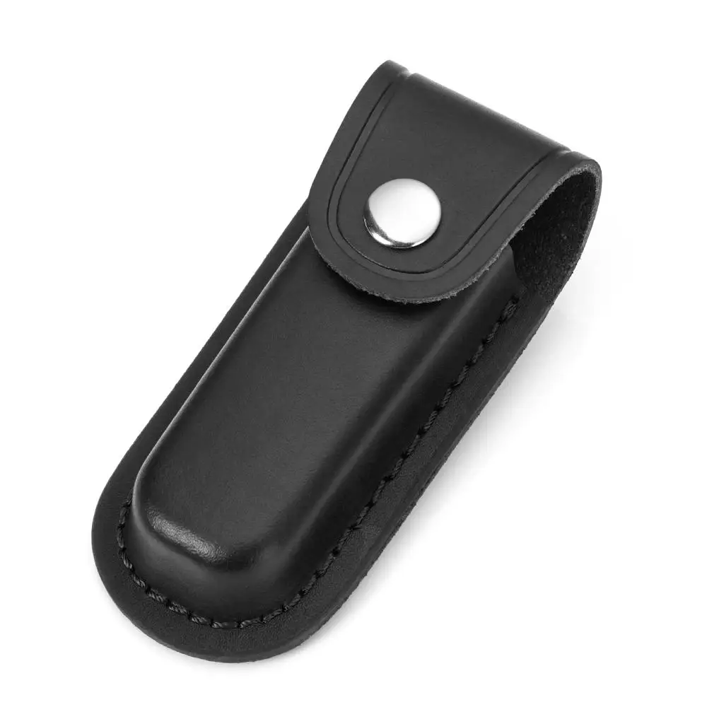 Braun Falten Messer Scheide Werkzeug Taschenlampe Gürtel Schleife Fall Halter Leder Scheide Tasche Jagd Camp Outdoor Tragen Ausrüstung – Detail 12