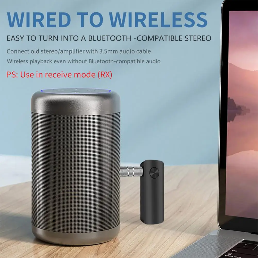 

Wireless Adapter High-performance Bluetooth-compatible Receiver Transmitter Low-latency Wireless 2 1 for Tv Car Radio Cellphone