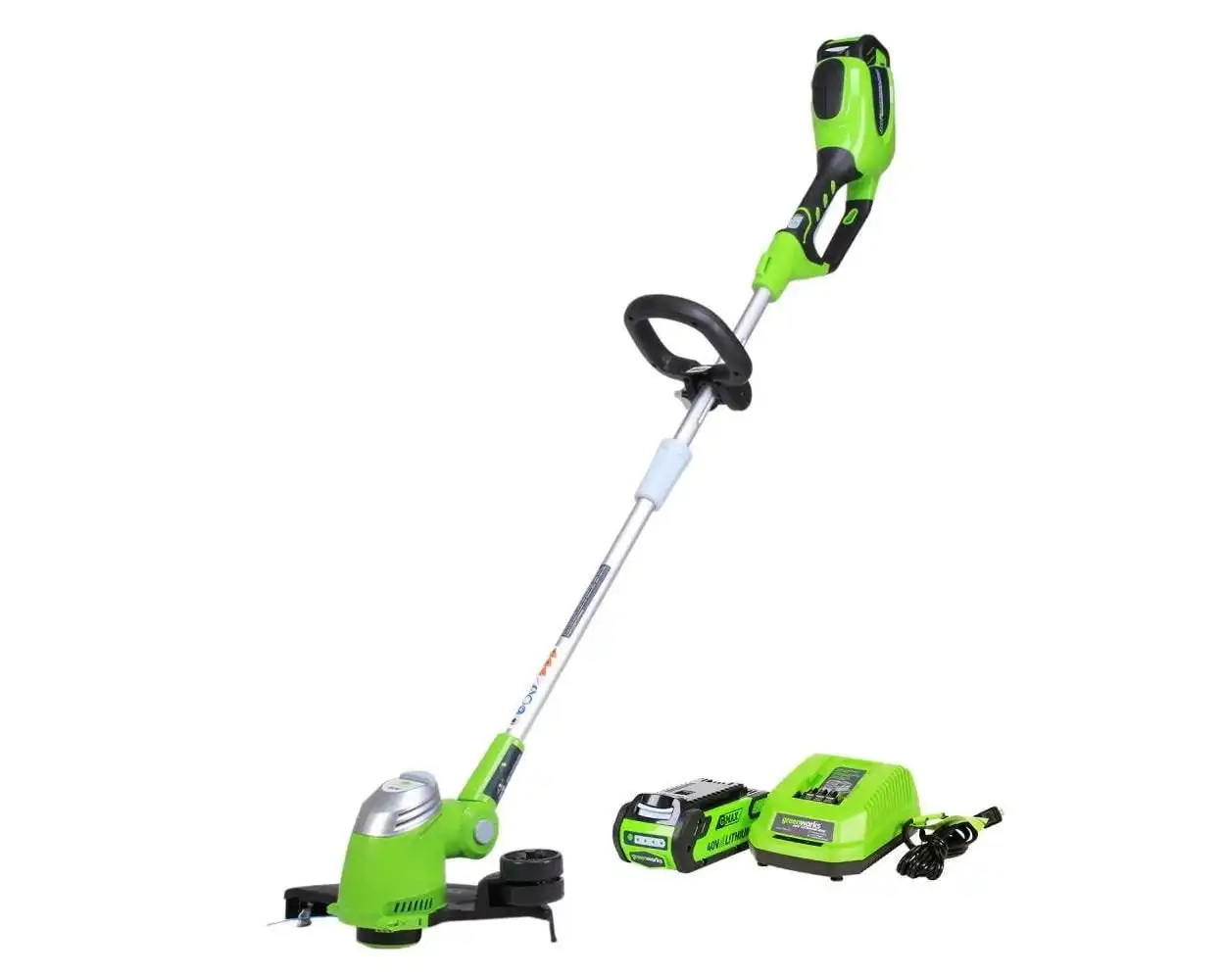 

Greenworks 40V 13" Cordless String Trimmer/Edger with 2.0 Ah Battery & Charger