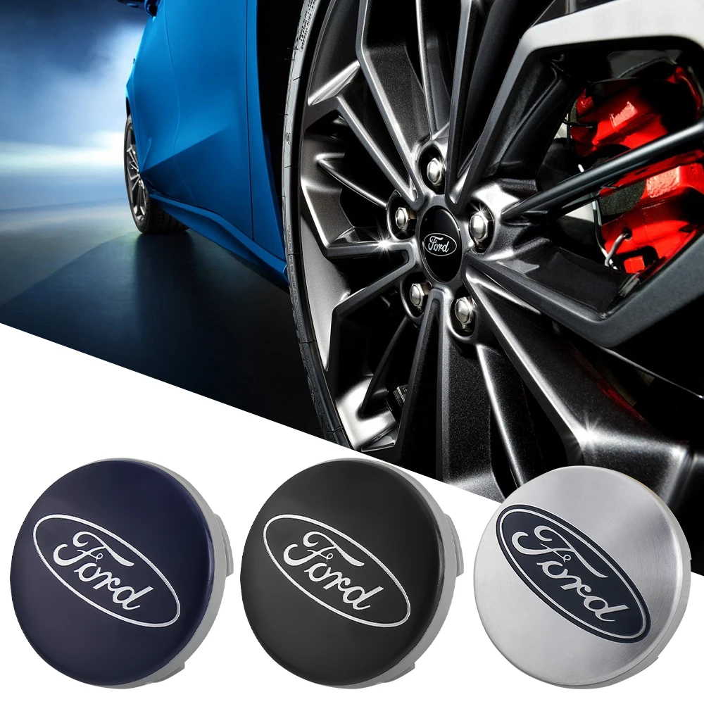 Car Wheel Center Hub Caps Sticker Cover 54/56/60mm For Ford Kuga Transit Ecosport Focus Ranger Mondeo Fusion ST Mustang